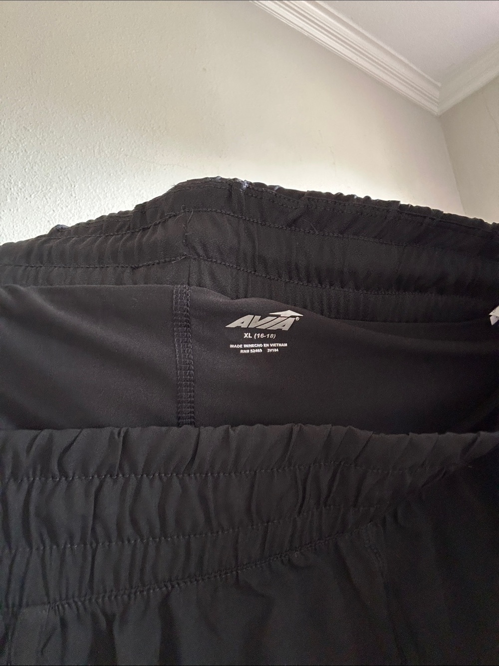 Avia Kids Black Elastic Waist Sweatpants